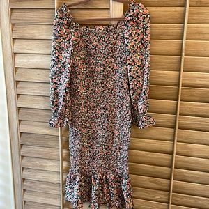 Floral Maternity Dress Body Con